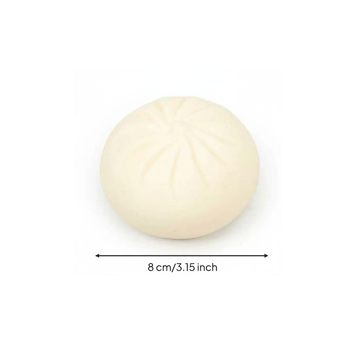 144 Pieces Squishy Bun Stress Toy Cute Food Shape Steamed Bun Squishy Sensory