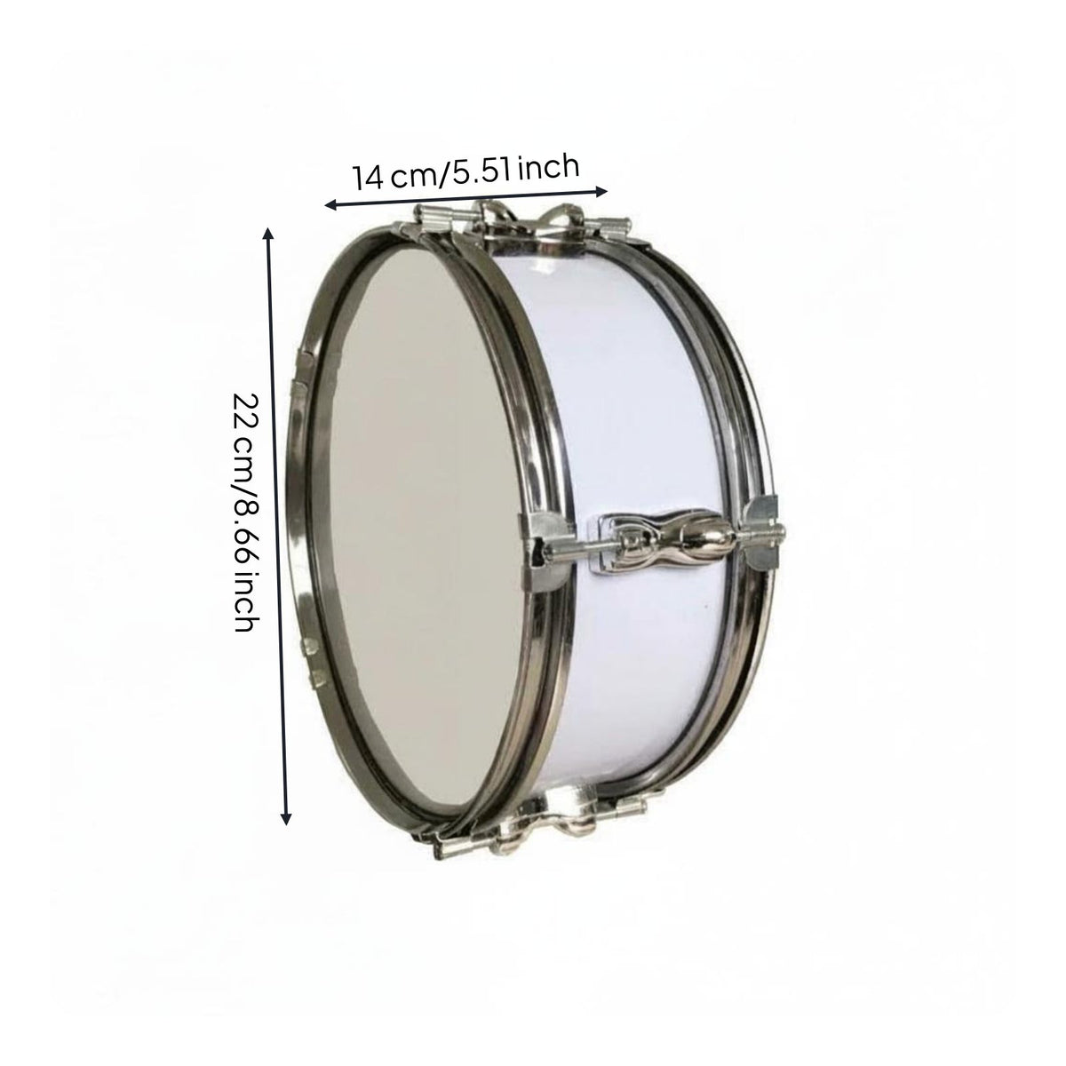 Kids Snare Drum Lightweight 8-Inch Toy Drum for School Band, Beginners