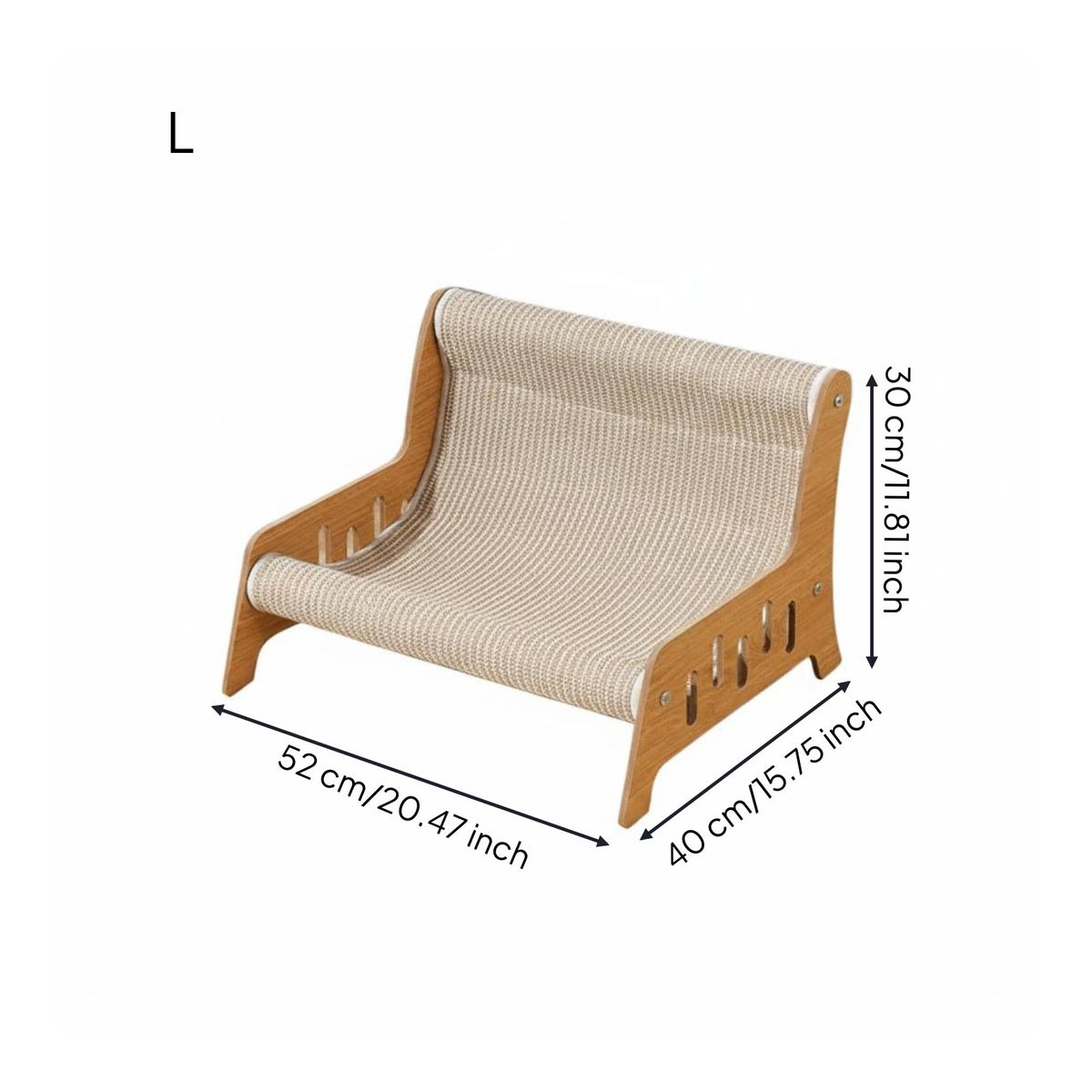 Feline Scratcher Sofa Extra Large Feline Scratch Lounge Non-Slip Bottom for Home