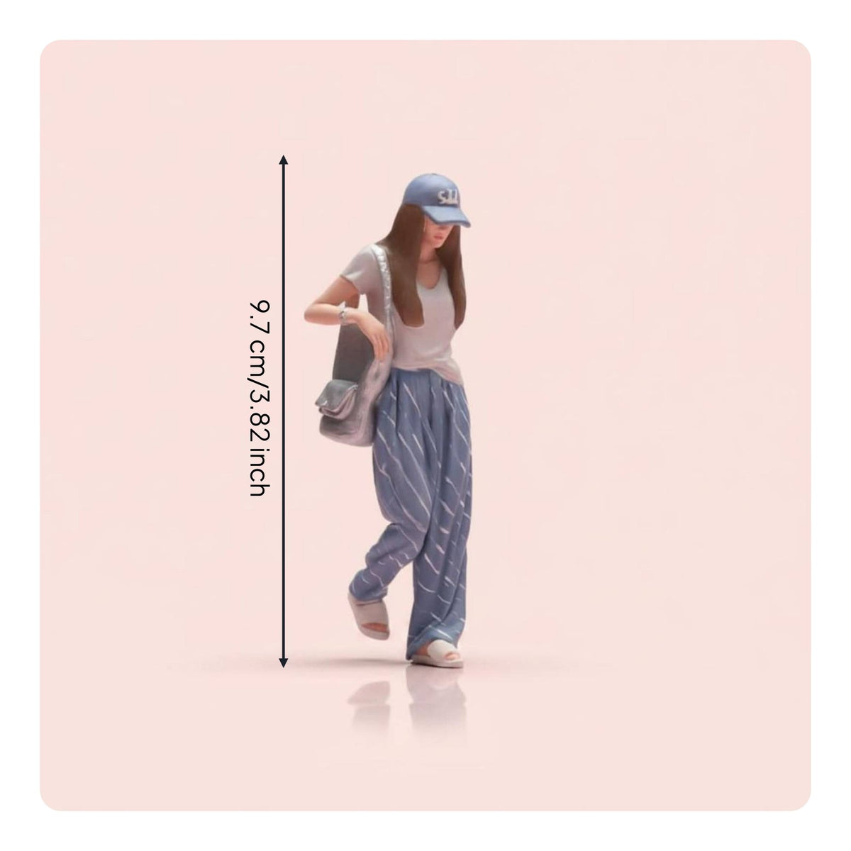 Fashion Girl Figurine Collectible Girl Figure Long-Lasting for Collectors