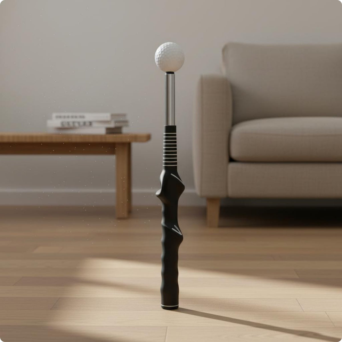 Retractable Golf Swing Coach Portable Sports Training Gear for Indoor