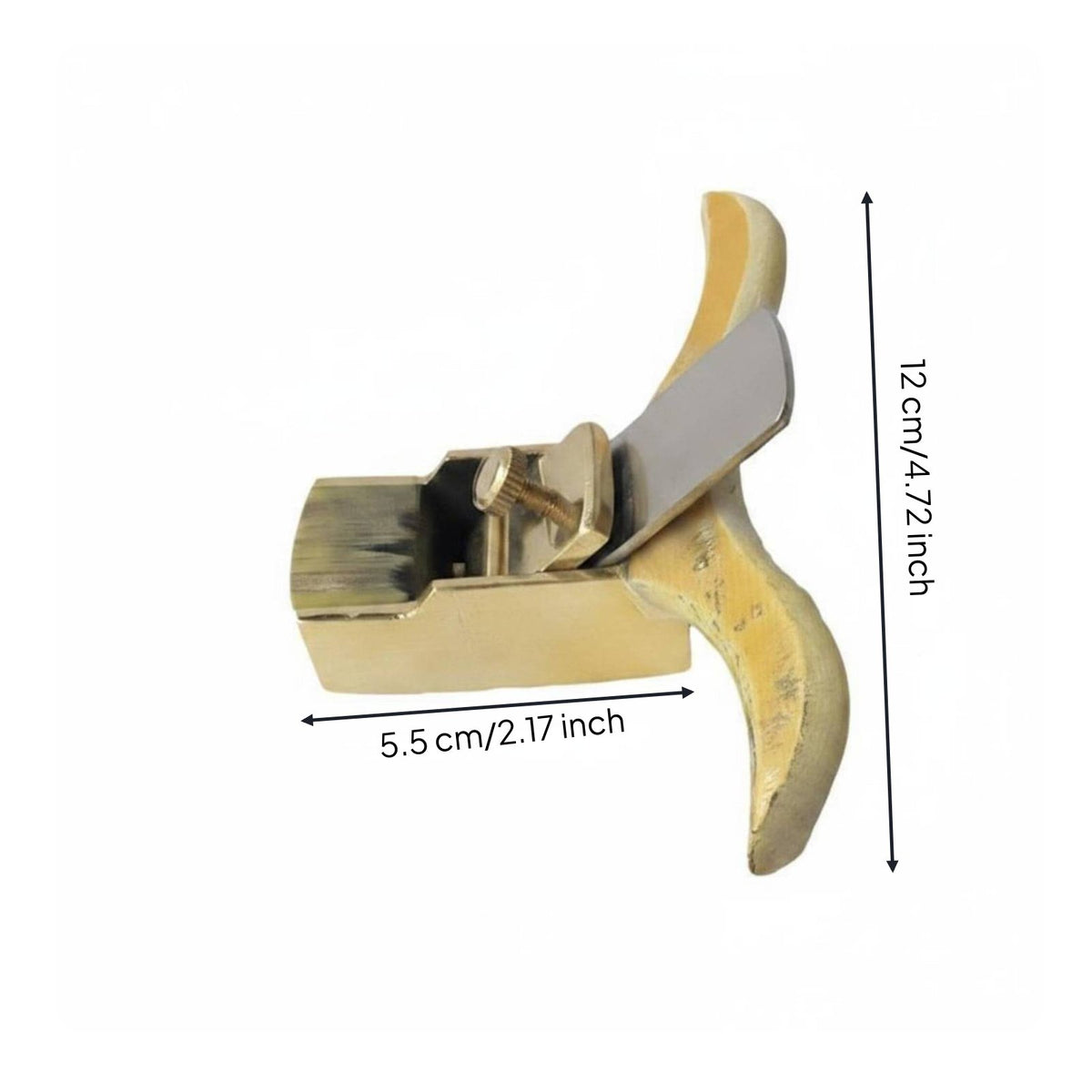 Thumb Plane High-Speed Steel Blade Violin Plane Portable Size for Woodworkers