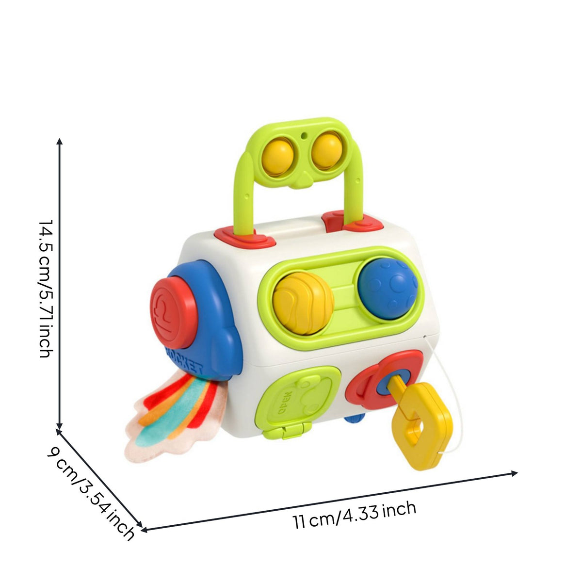 Octahedron Busy Ball Hand-Eye Coordination Polyhedron Activity Cube
