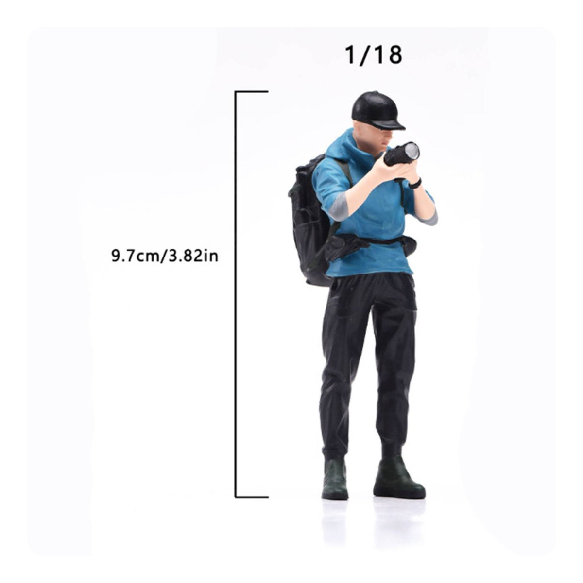 Photographer Miniature Scene Figure Realistic Intricacy for Desktop Decoration