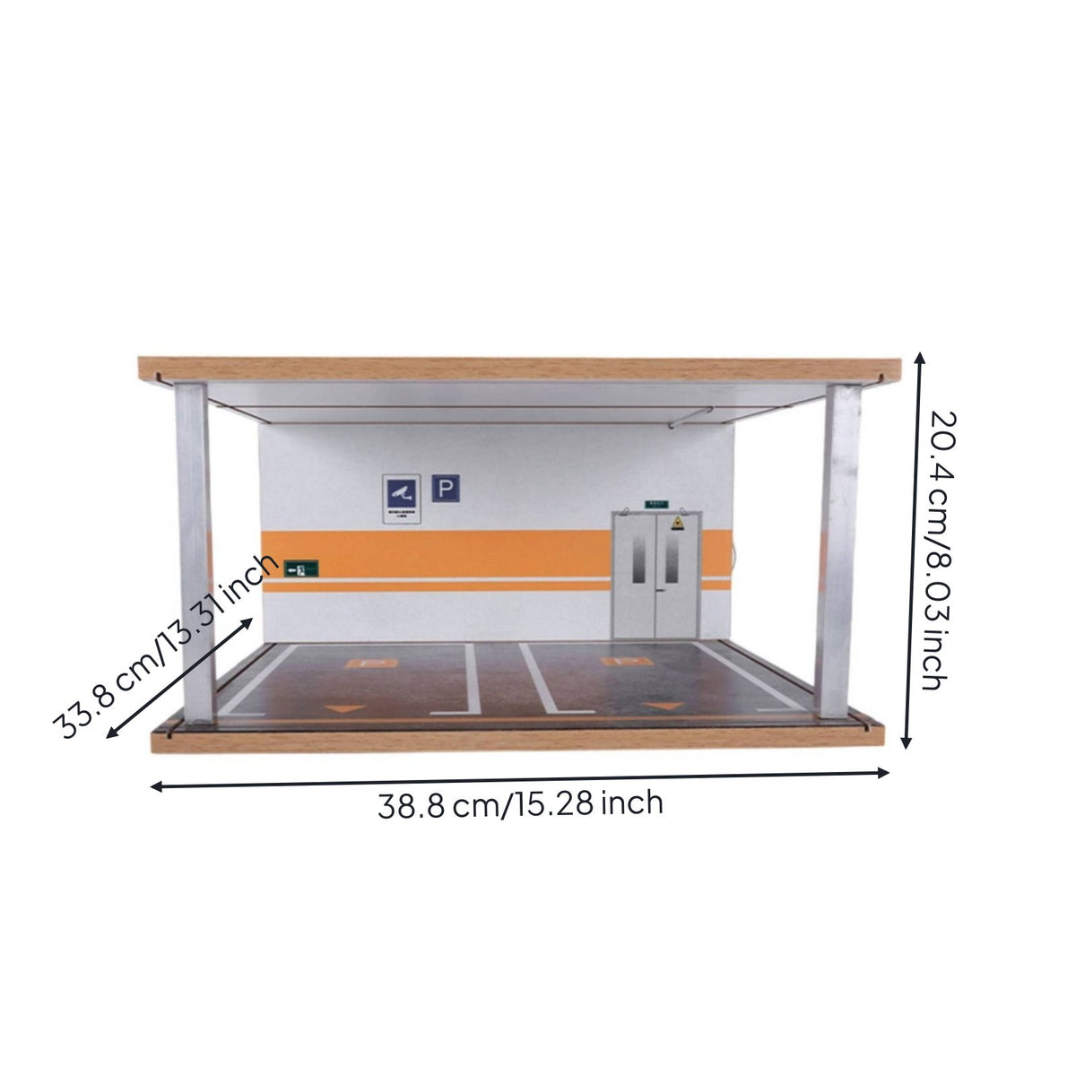 1:18 Scale Car Display Case Realistic Simulation Model Car Display Case