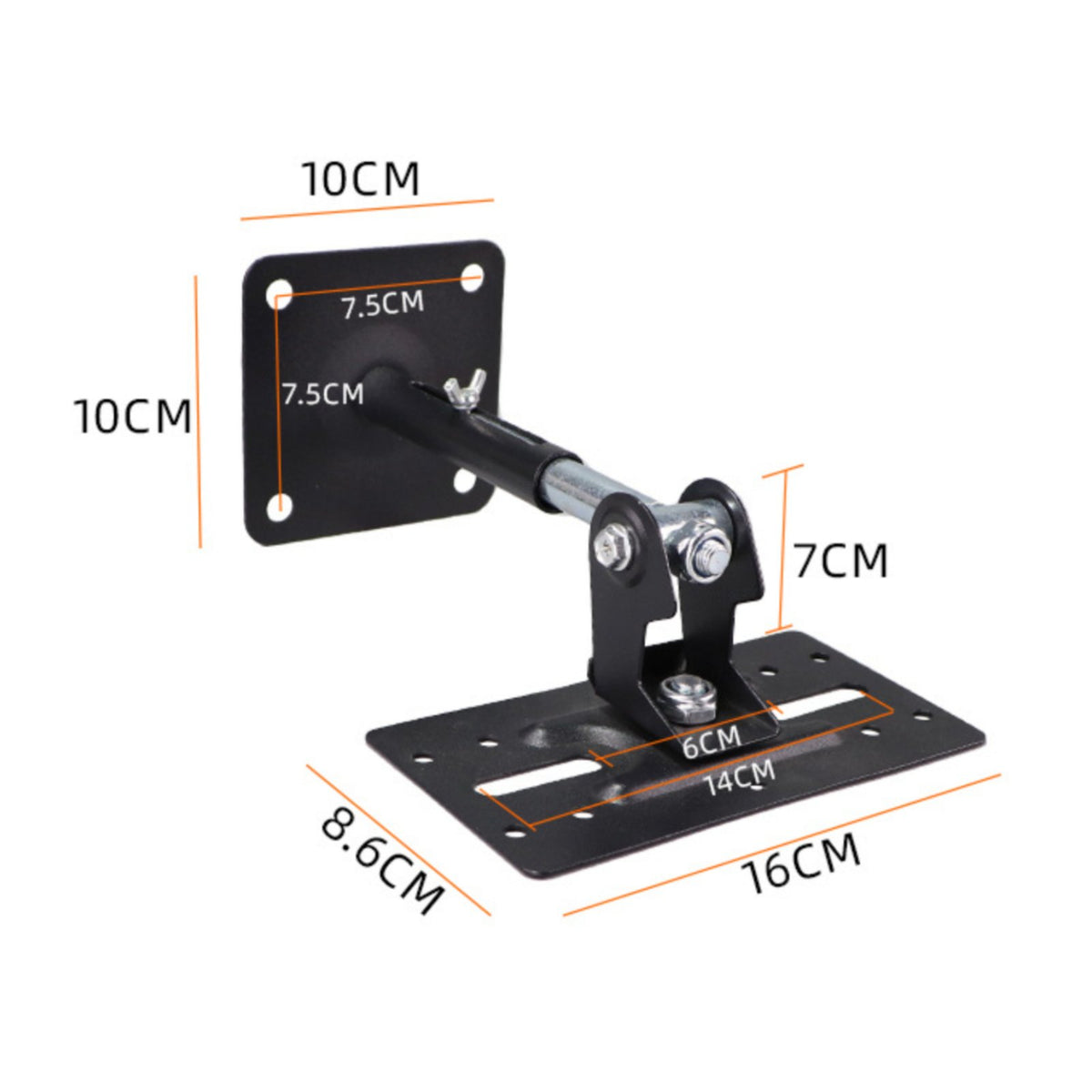 Speaker Wall Mount Heavy Duty Wall Speaker Mount Space Saving for Music Venue