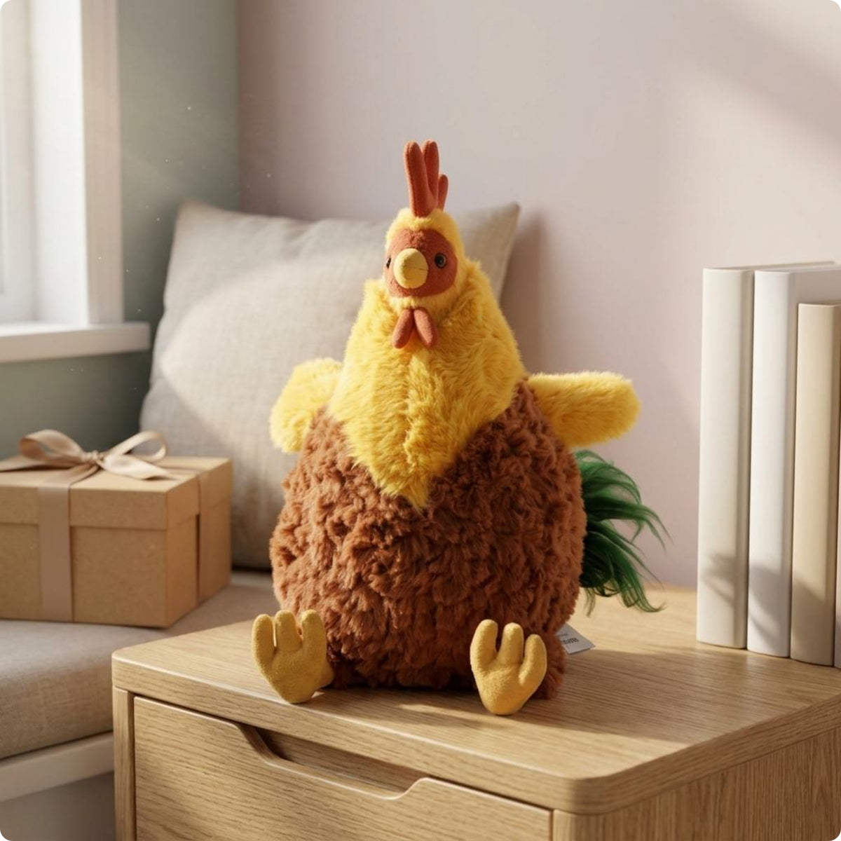 Chicken Soft Toy Doll Cute Hen Soft Toy Doll Cuddly for Children