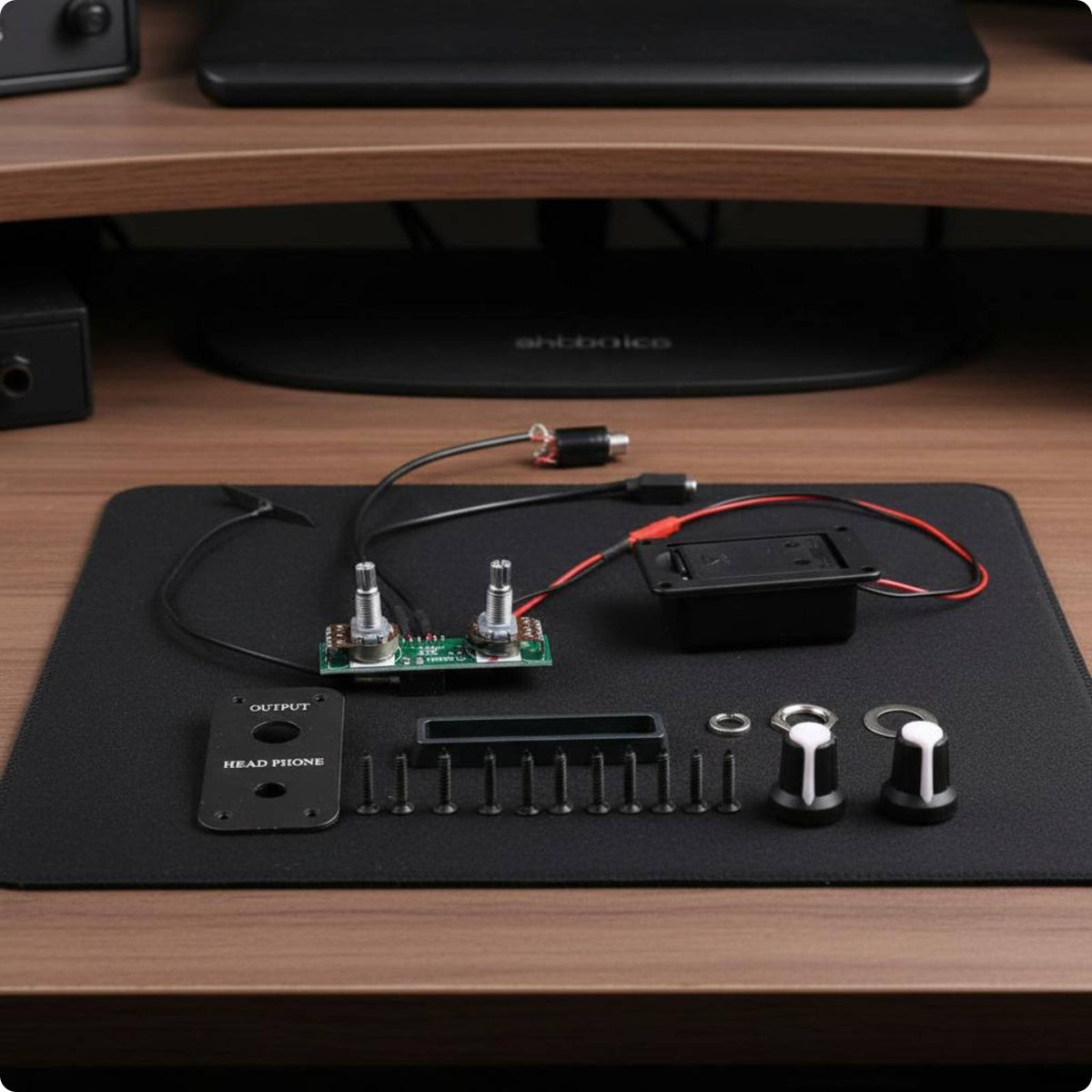 Violin Pickup with Headphone Output Sound Amplification Electric Violin Pickup Straightforward Tone Control for Practice