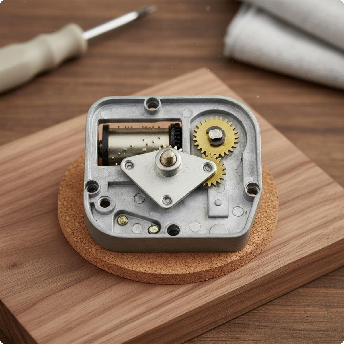 Melody Box Mechanism Central Component No Batteries Required centerRotating
