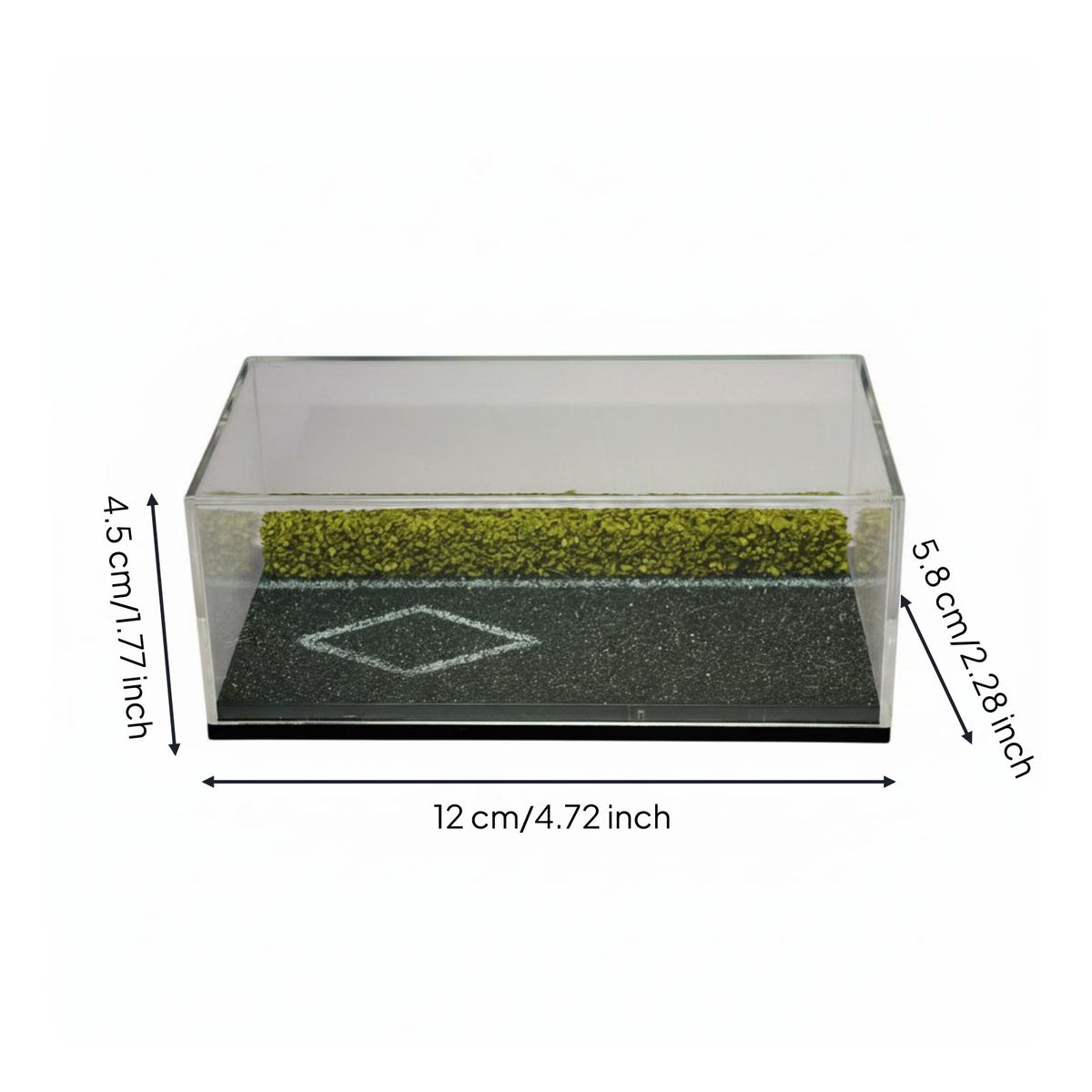 1:64 Car Display Box Collectible Storage for Desk, Collectors