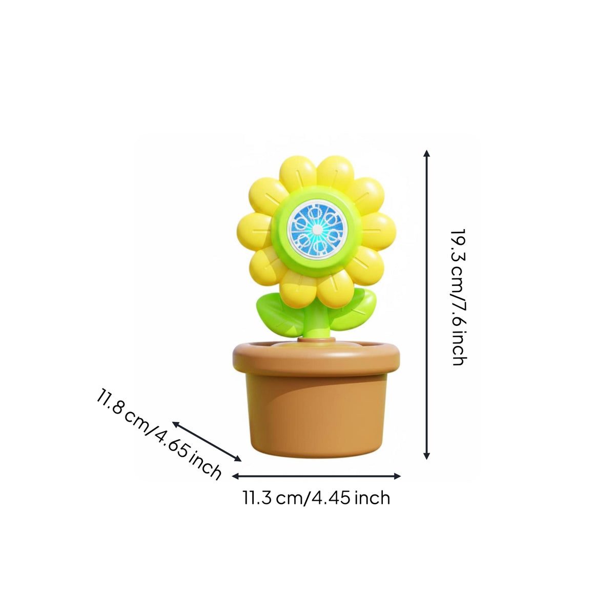 Sunflower Bubble Machine Colorful Plaything Plastic for Children