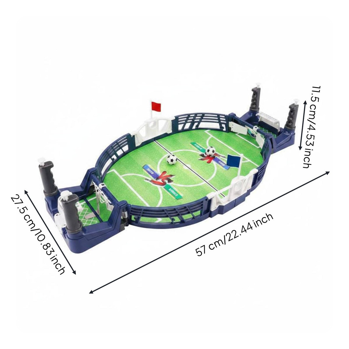 Desktop Football Game Interactive 2 Player Flipper Soccer for Party