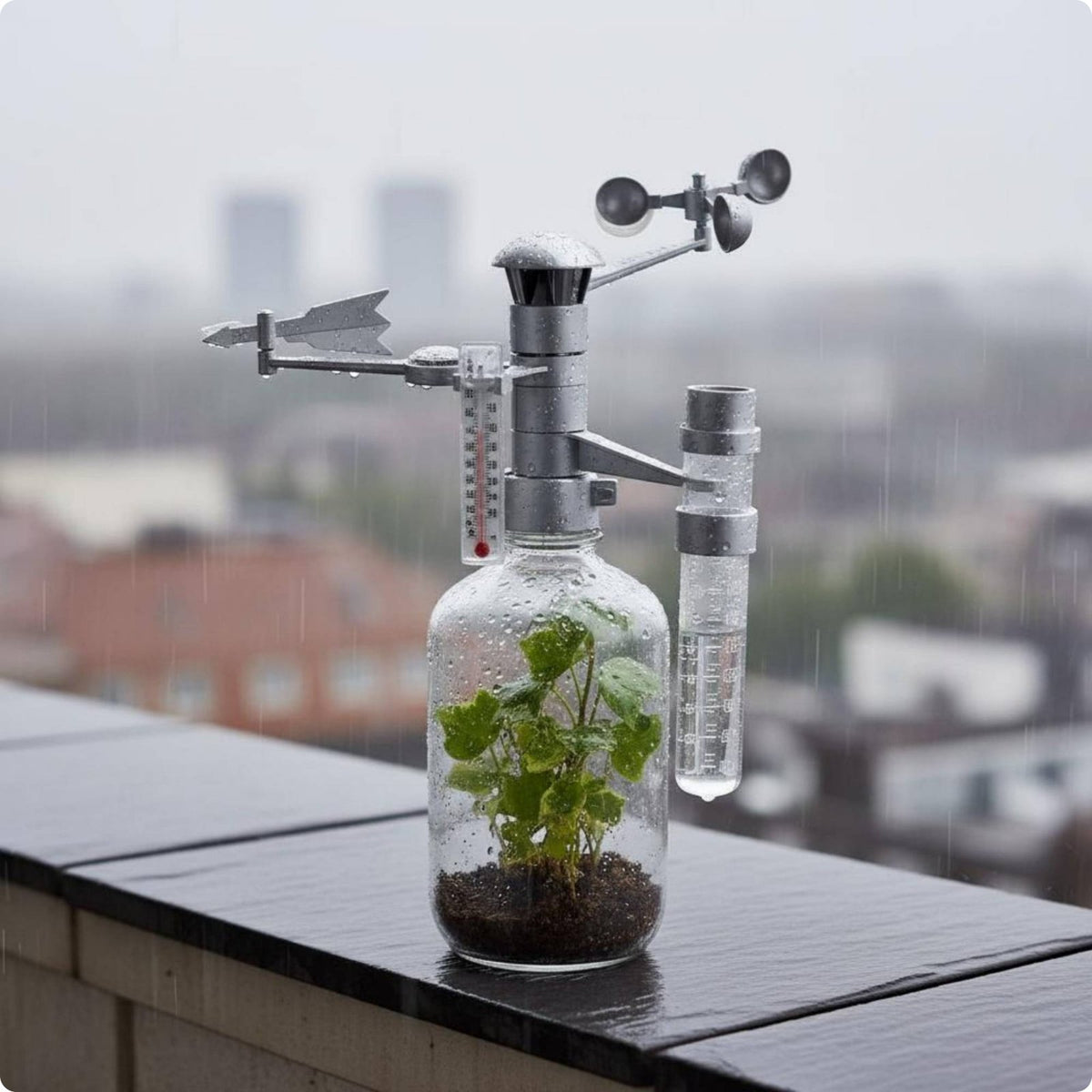 DIY Meteorological Observation Set Kit Scientific Educational Weather Experiment