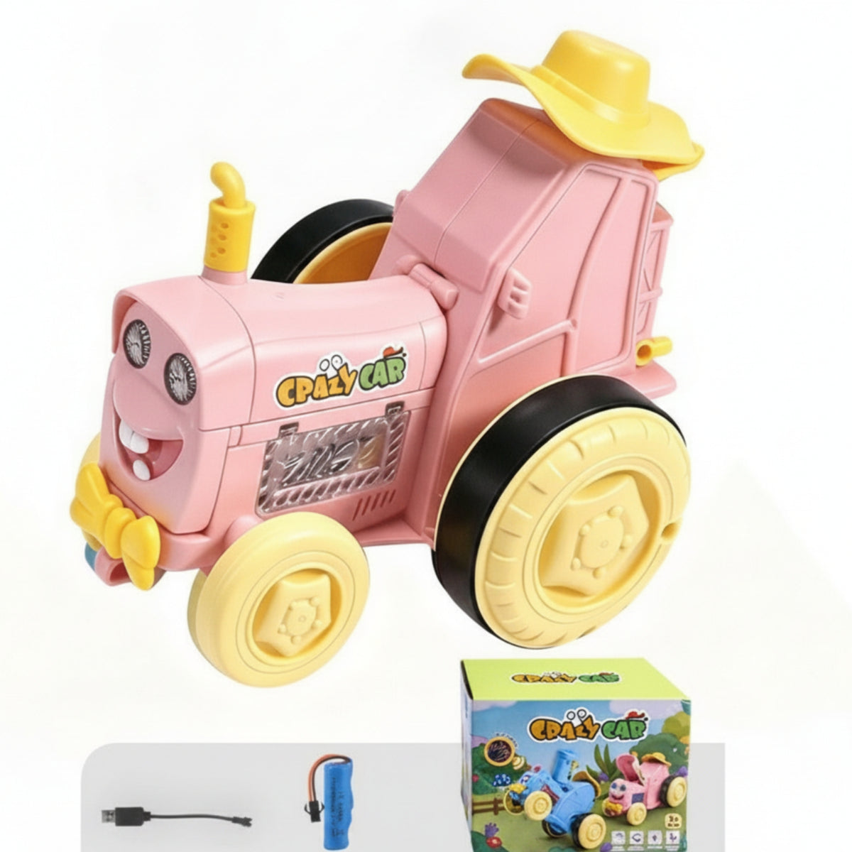 360° Spins USB Charging Electric Trick Toy Car Voice Control Car for Children