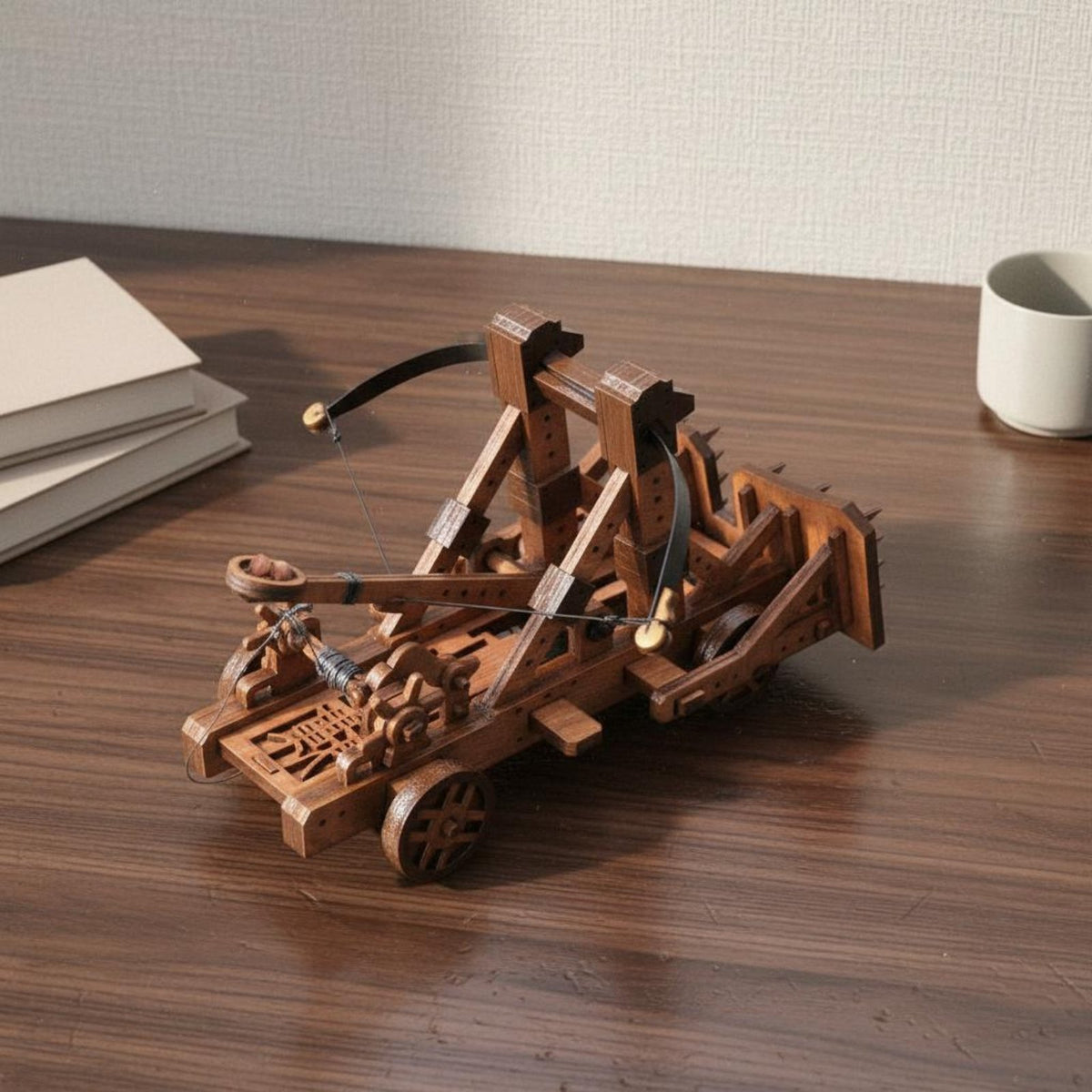 Ancient Chinese Chariot Model Historical Reproduction for Desktop Decoration