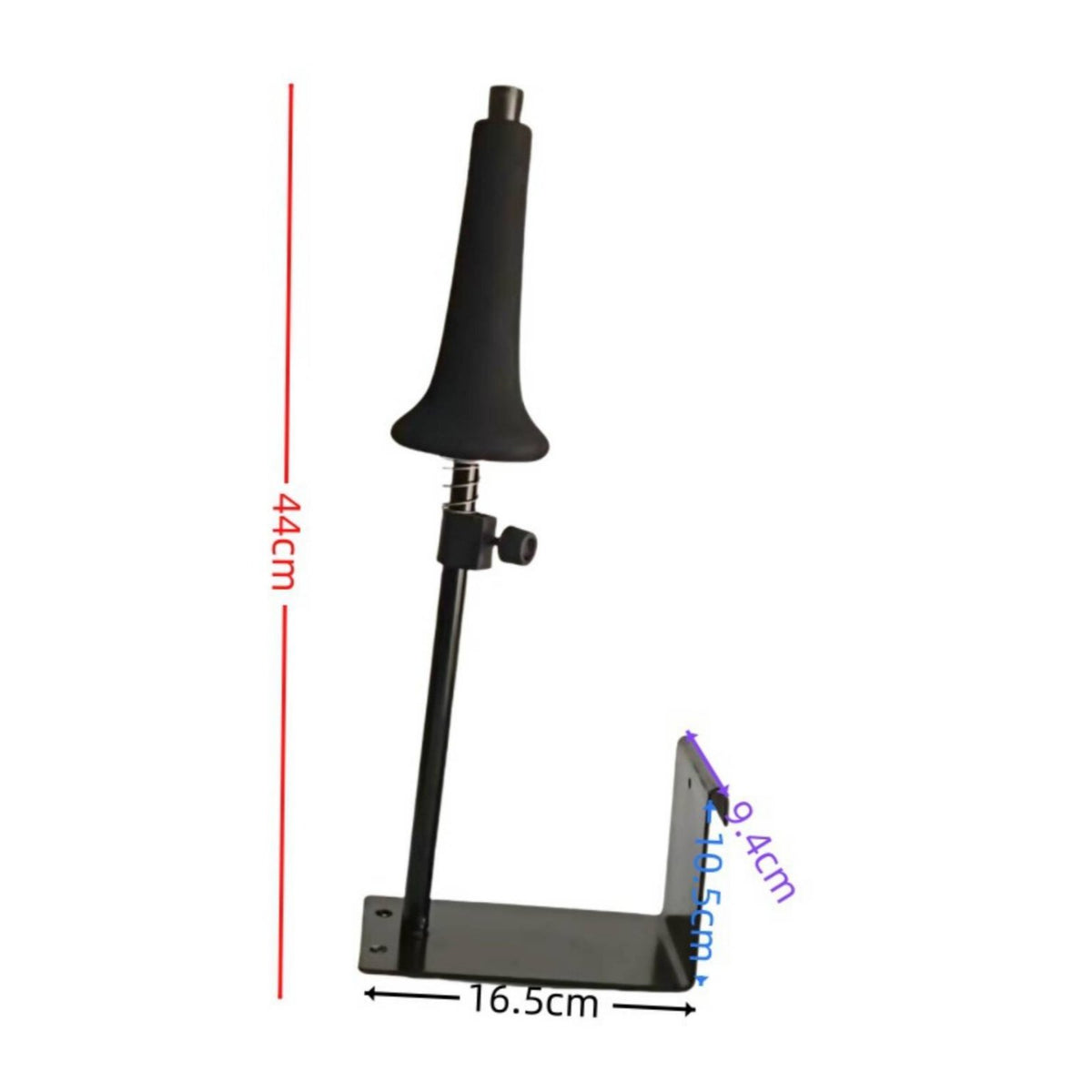 Trombone Wall Mount Padded Support Trombone Wall Hanger Metal Construction Wind Instrument Hanger for Instrumentalists