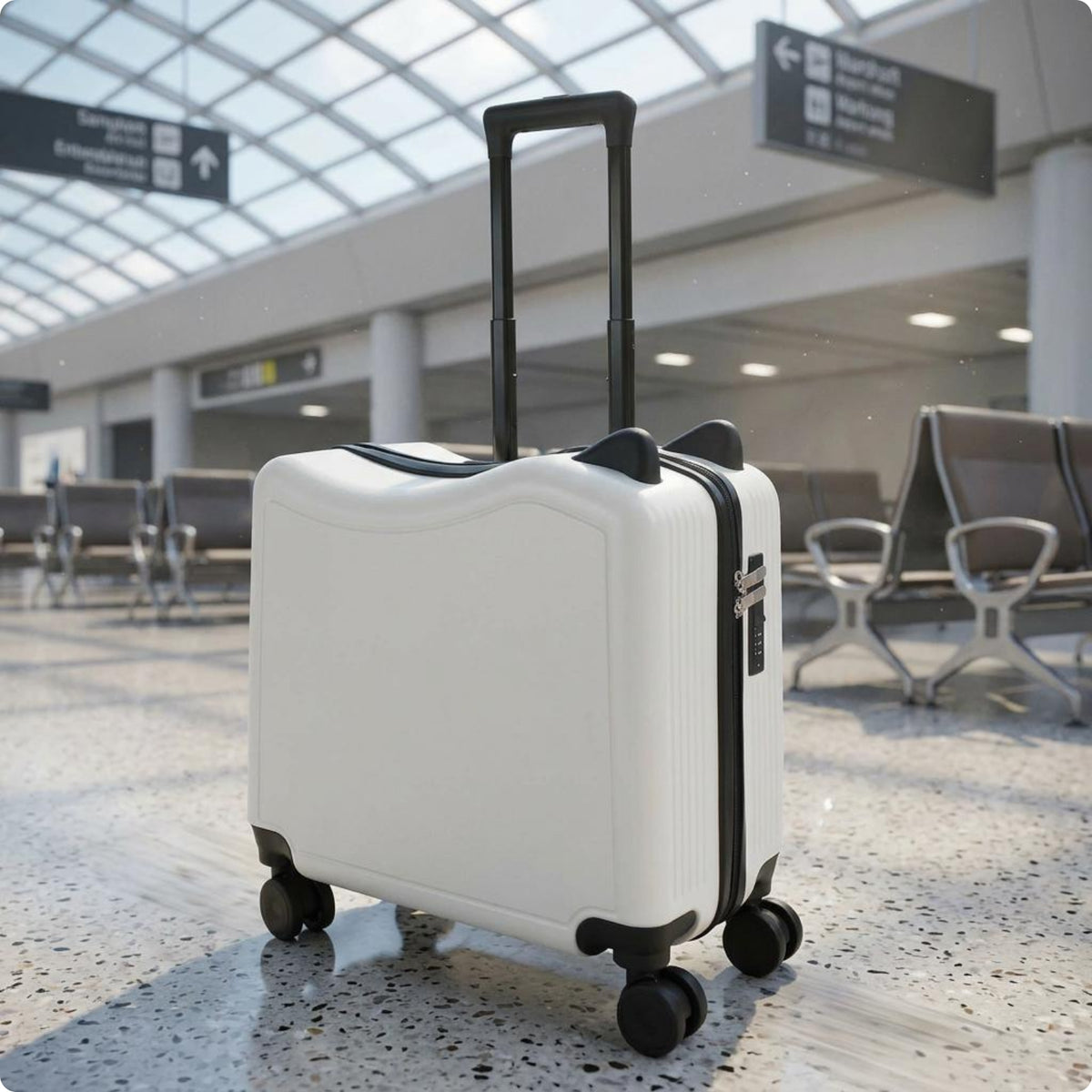 Carry on Kids Suitcase Telescopic Handle Children's Suitcase Molded Front