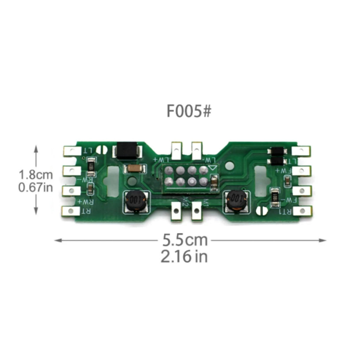HO Locomotive PCB Easy to Install Model Train Upgrade Board Long-Lasting