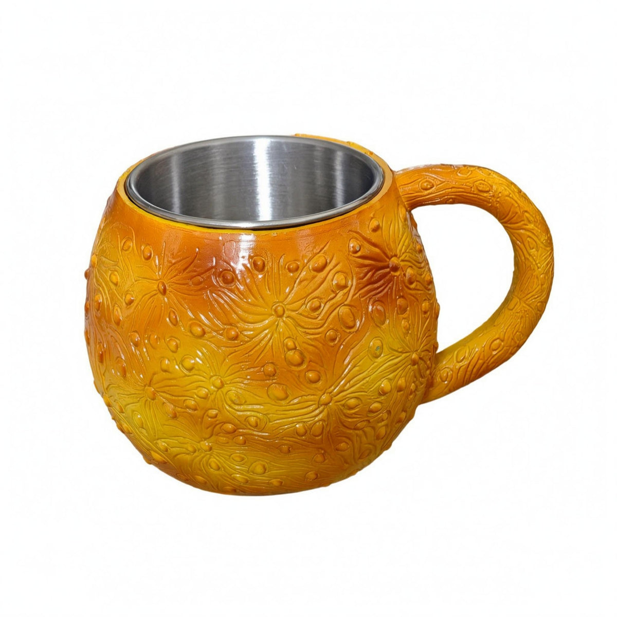 Ceramic Mug Raised Texture Textured Mug Round