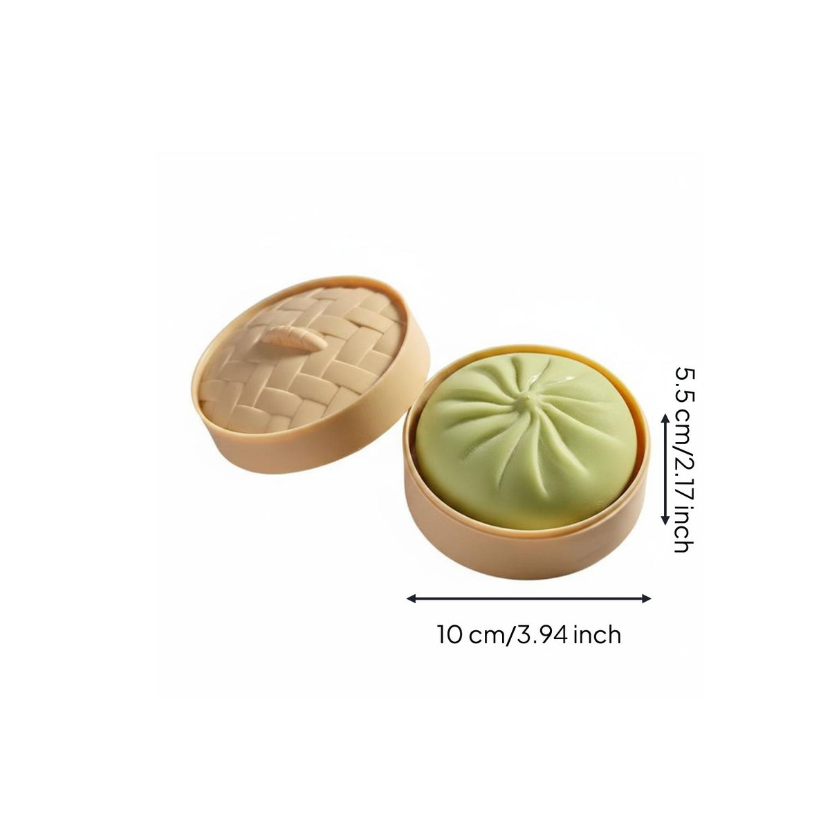 5 Pieces Bao Bun Squishy Slow Rebound Relaxation Item Portable for Desk, Office