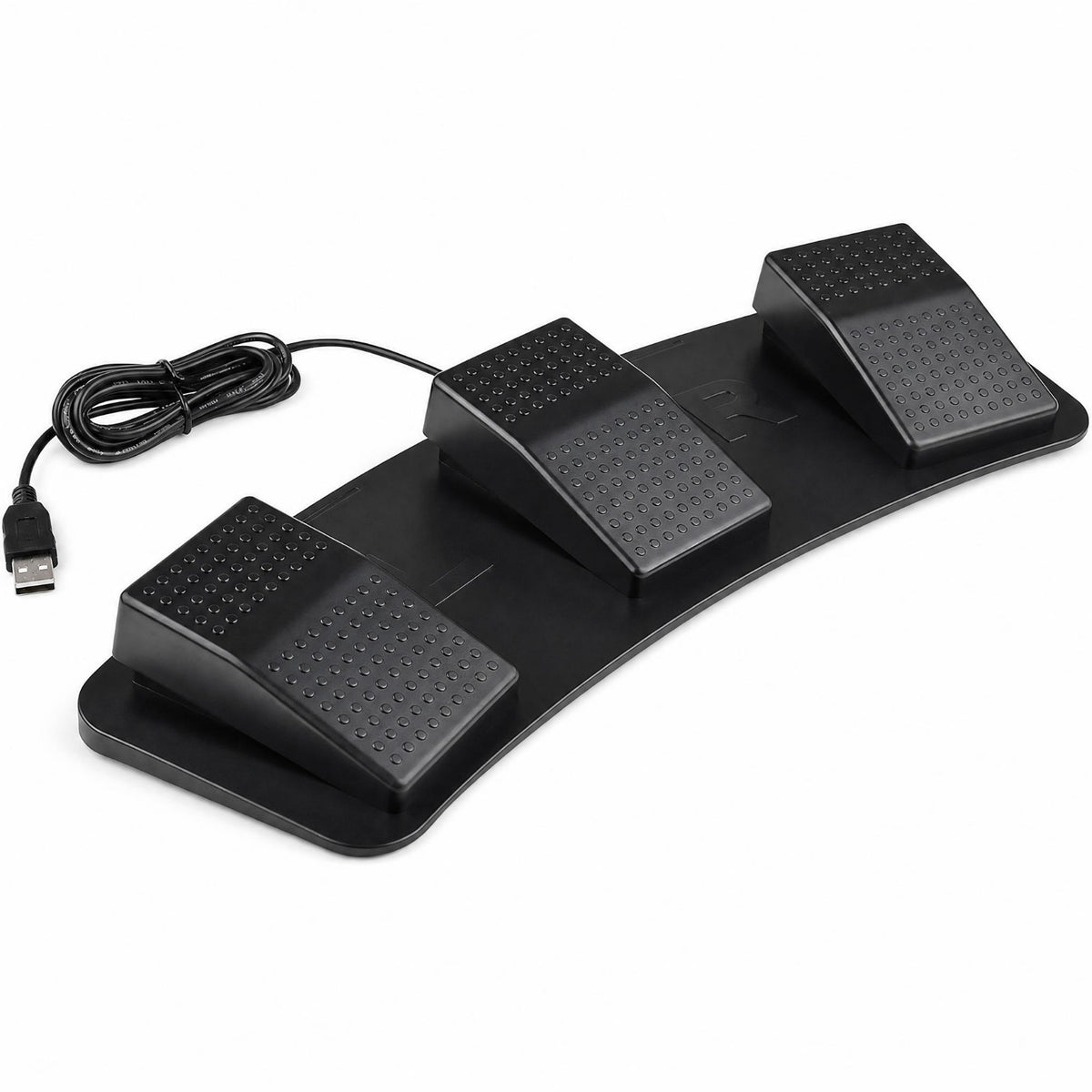 USB Foot Pedal Controller Ergonomic Design 3-Pedal Foot Switch High Precision