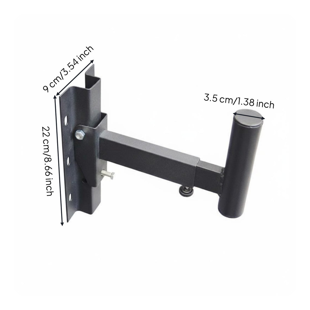 Extendable Speaker Wall Bracket Easy Installation Audio Gear 25 Kg Load Capacity