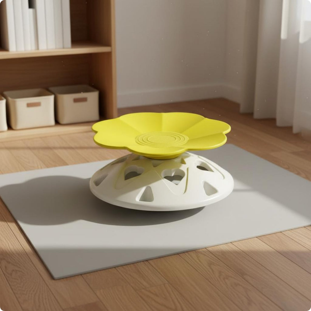 Rotating Sensory Chair Vestibular Flower Twirling Chair Sturdy Base