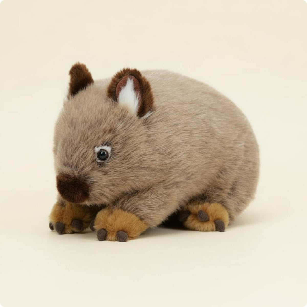 Wombat Stuffed Creature Gift Idea Realistic Wombat Plushie for Playtime, Kids