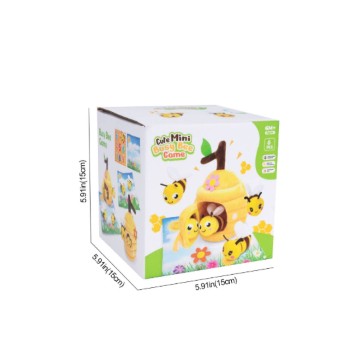 Beehive Stuffed House Flap Door Play Set