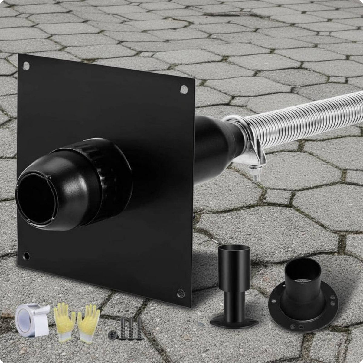 Generator Exhaust Extension Kit Noise Reduction Generator Exhaust Sound Dampener Kit Heat Resistant Power Equipment for Workshop