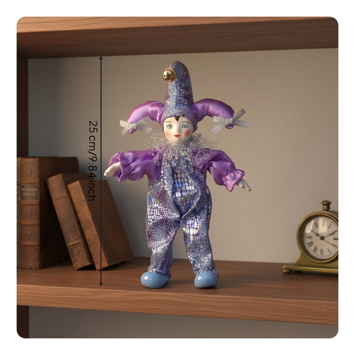 Ceramic Clown Figurine Souvenir Clown Doll Figurine Modern Art Design