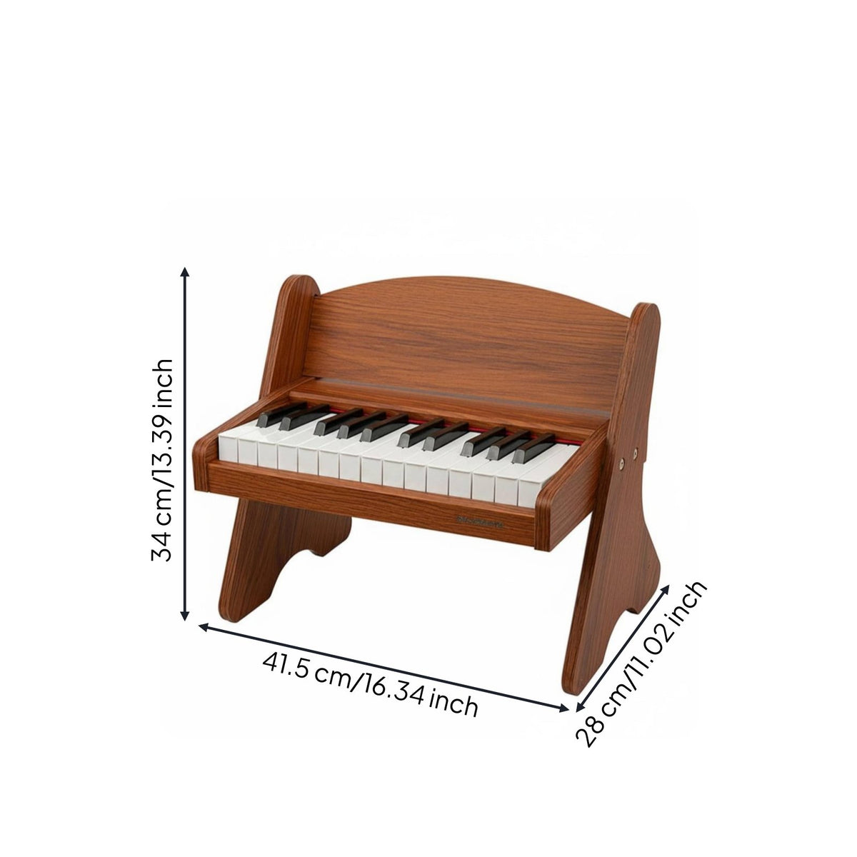 25 Key Toy Piano Birthday Gift Wooden Mini Piano for Beginners, Toddlers