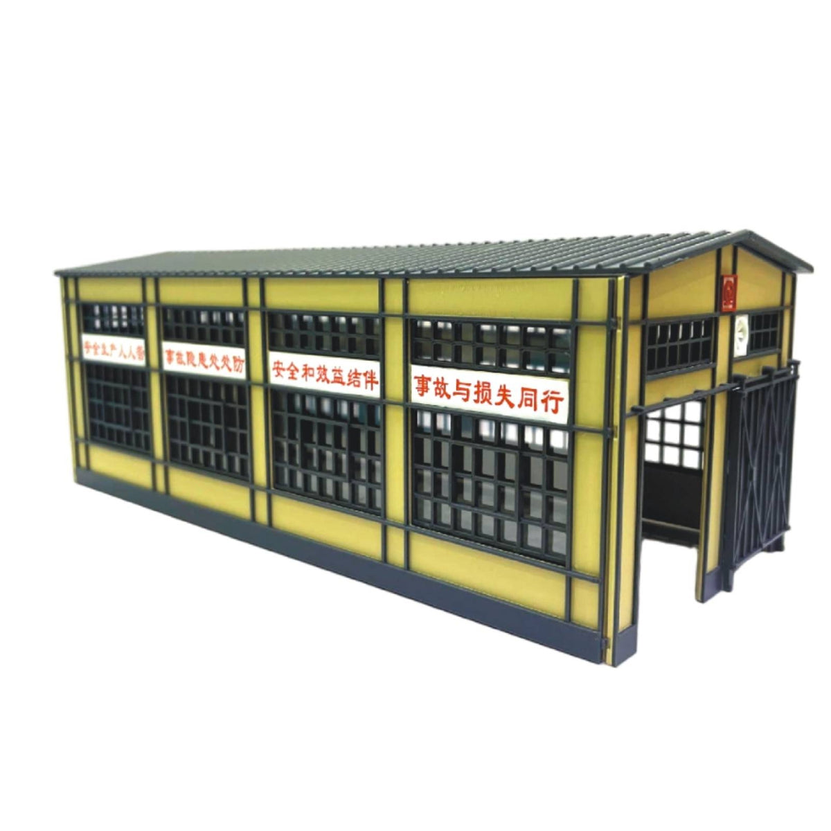 Model Railway Garage HO Scale Railway Garage Plastic for Railroad Yards
