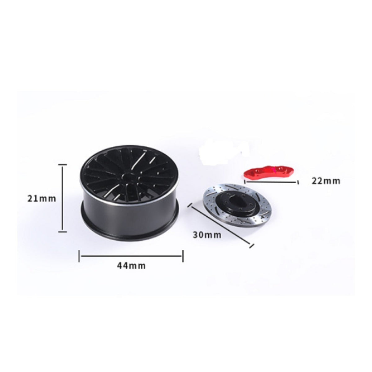 RC Transmitter Steering Wheel CNC Machined Transmitter Handwheel with Brake Disc