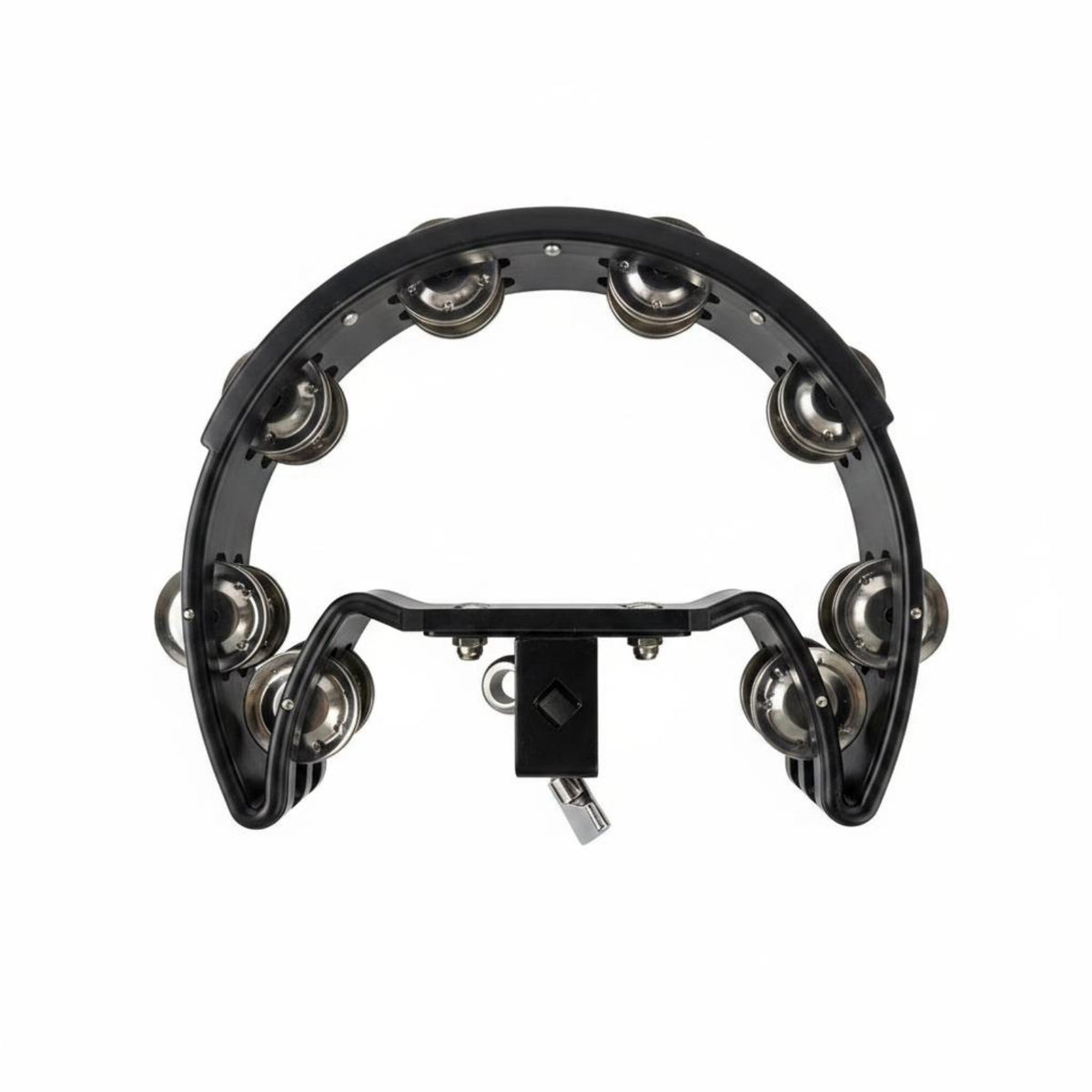 Handheld Tinkle Rhythm Instrument Metal Jingling Discs Mounted Hand Tinkler