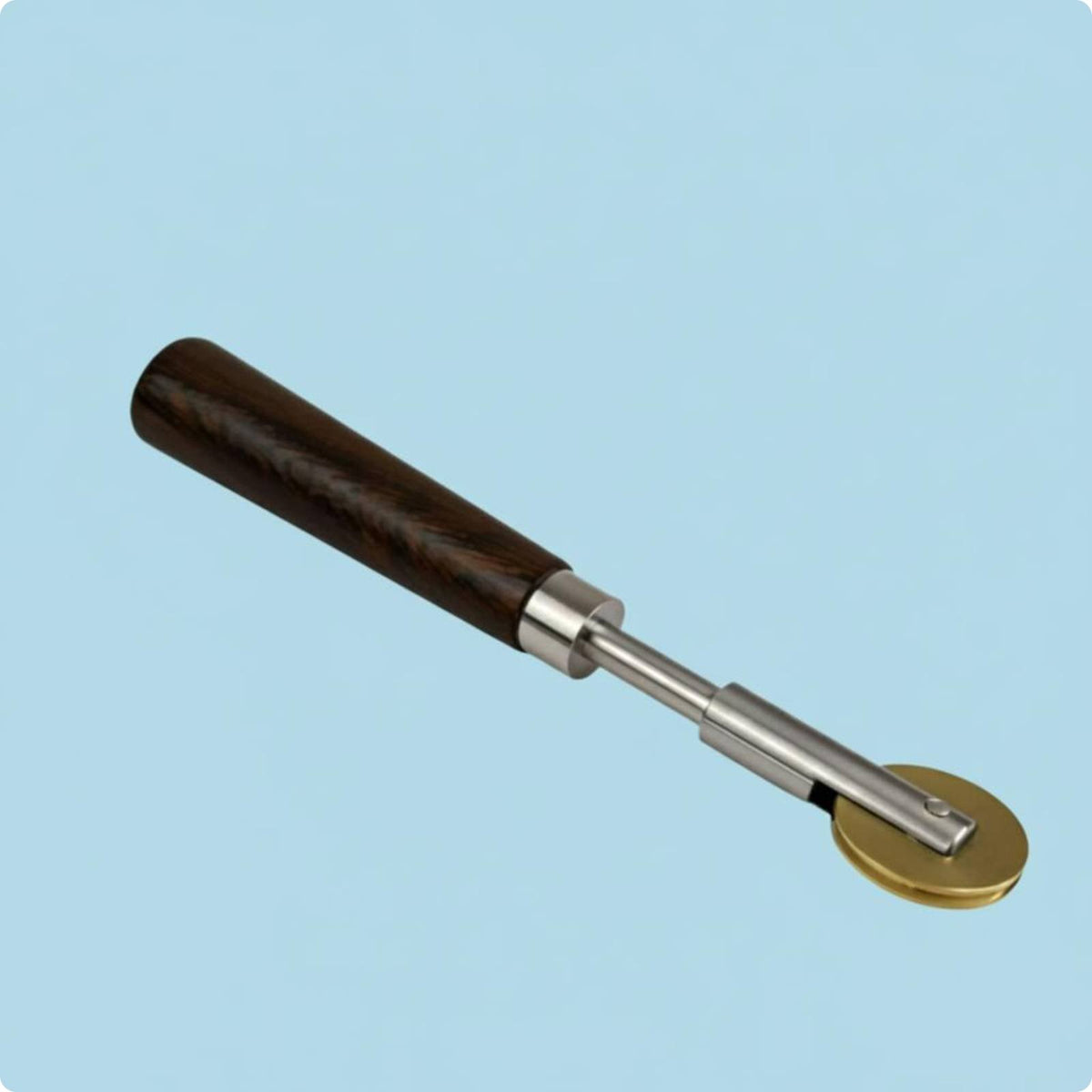 Piano String Pressure Wheel Wood Handle Piano String Roller Stainless Steel