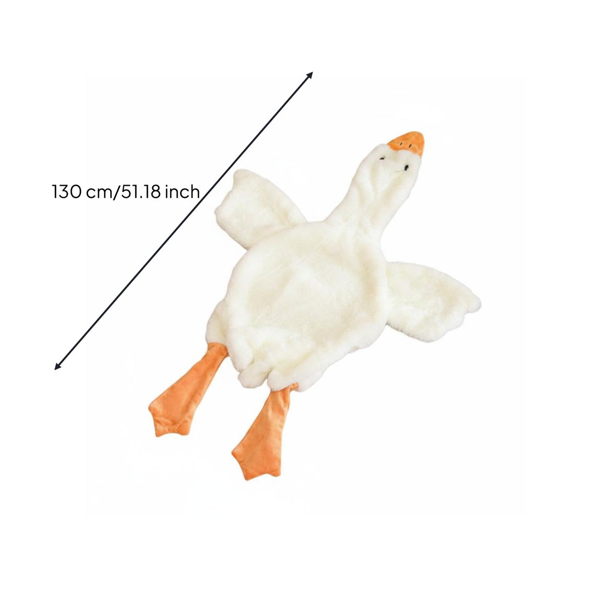 3 Pieces Unfinished Goose Stuffed Bright and Colorful Soft Toy Long-Lasting