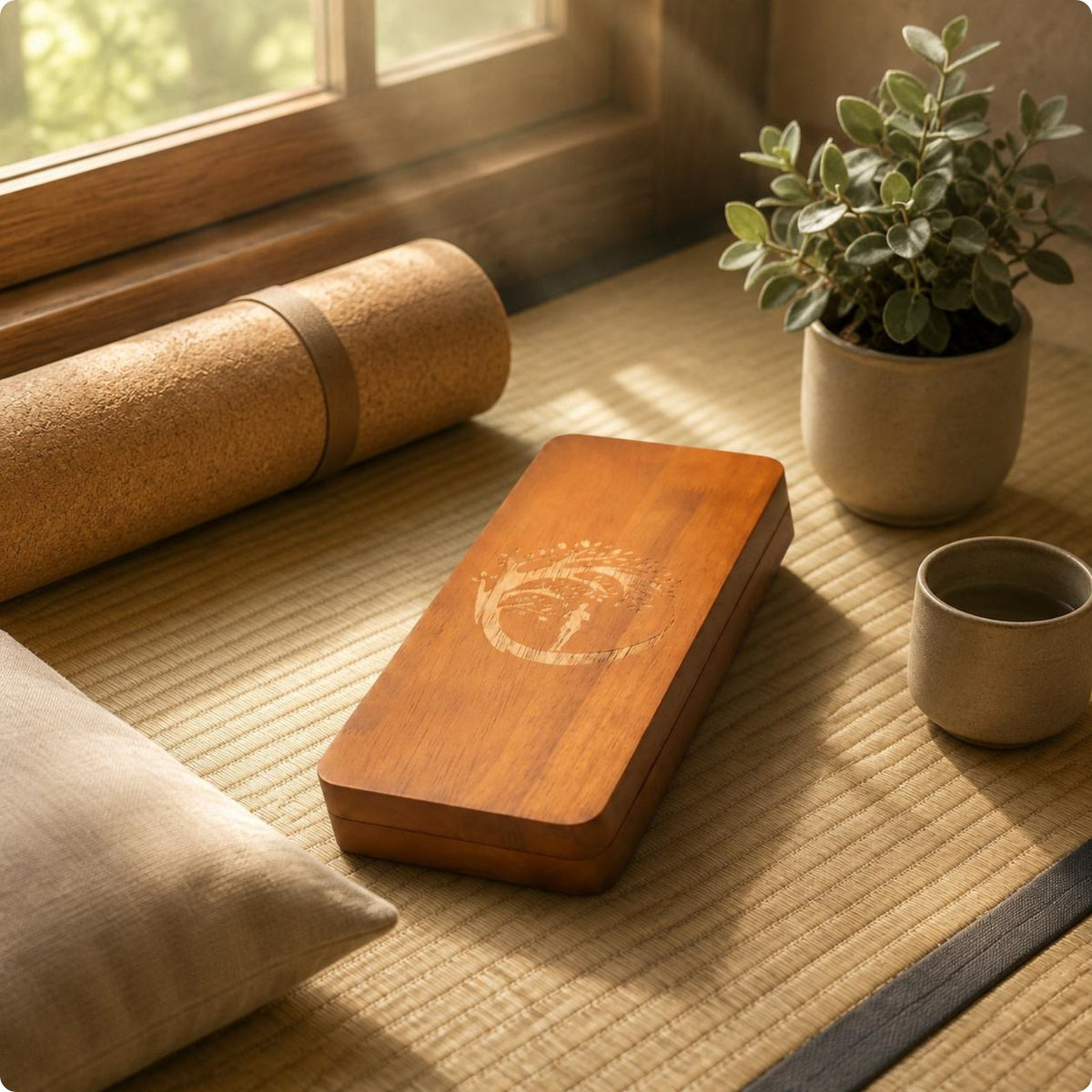 Mindful Meditation Foot Board Reflexology Wellness Equipment Circulation Support