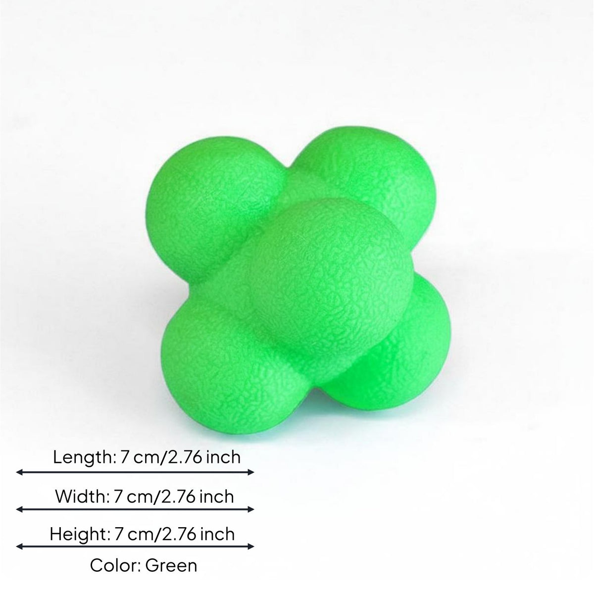 Hex Reaction Ball Unpredictable Rebound Hand-Eye Coordination Coach for Children