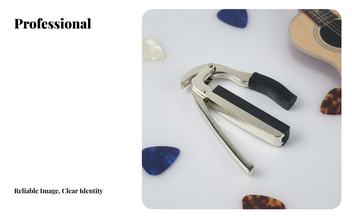 Guitar Capo Compact Design Quick Change Capo Preserving Padding Fretboard Clamp for Music Class