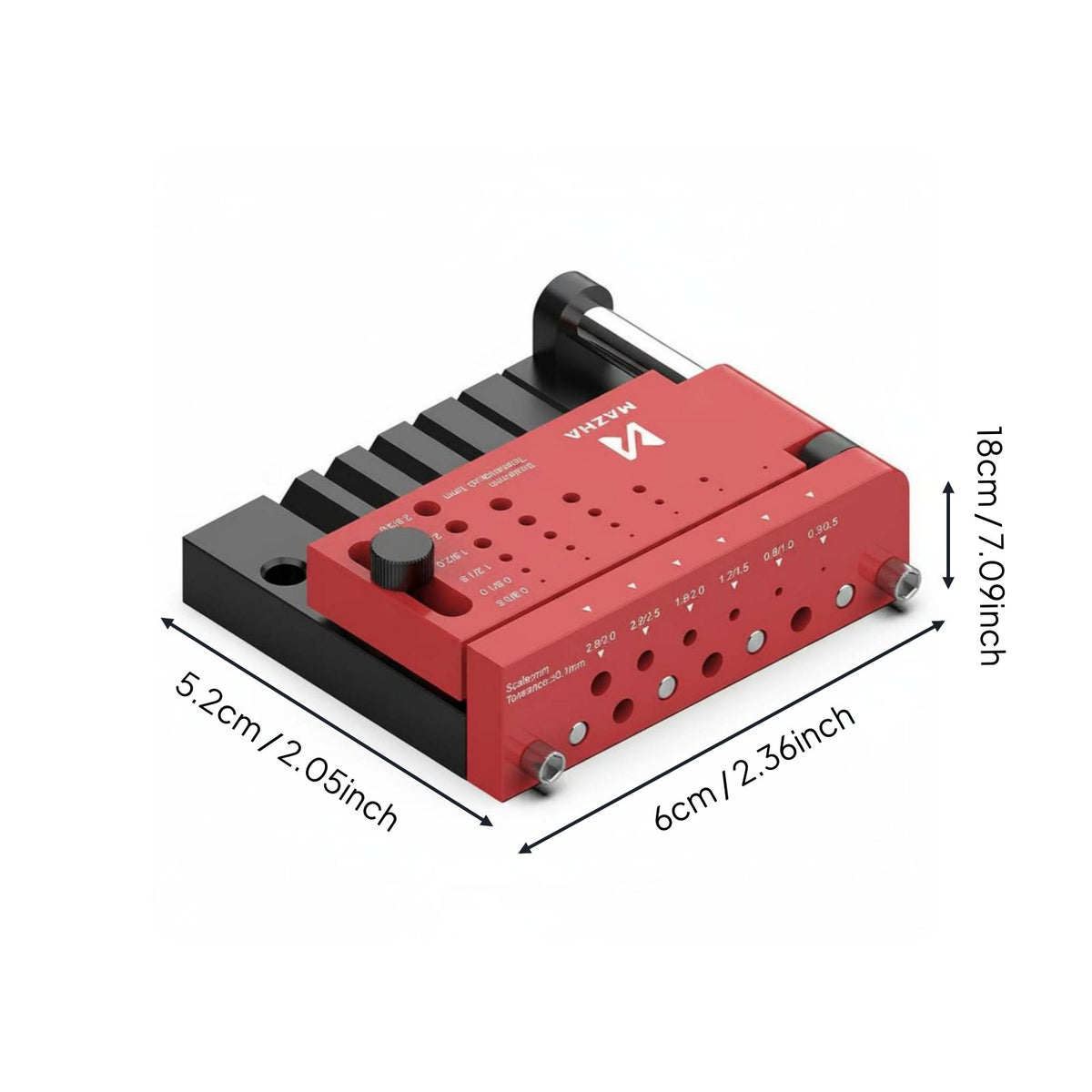 Model Modification Jig Various-Sized Holes Precision Hole Punching Guide Aluminum Alloy Hobby Tool for Hobbyists