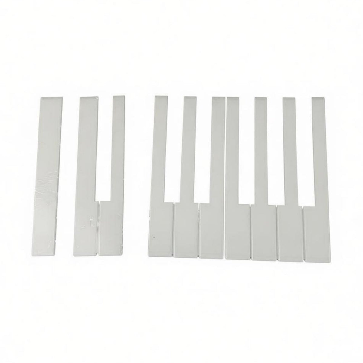 52 Pieces Piano Key Tops Restores Keyboard Appearance Piano Keytop Set
