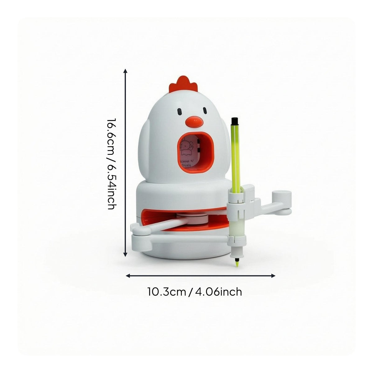 Desktop Painting Robot Offline Painting Learning Toy Red Accent
