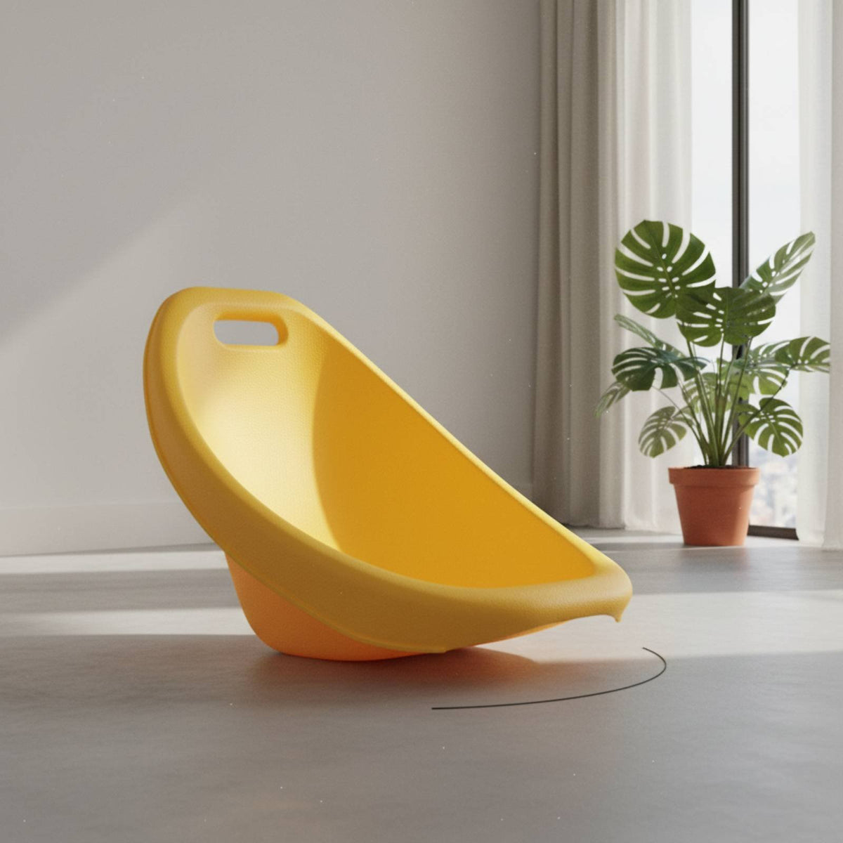 Spoon-Shaped Kids Chair Therapeutic Use Sensory Training Seat Safe