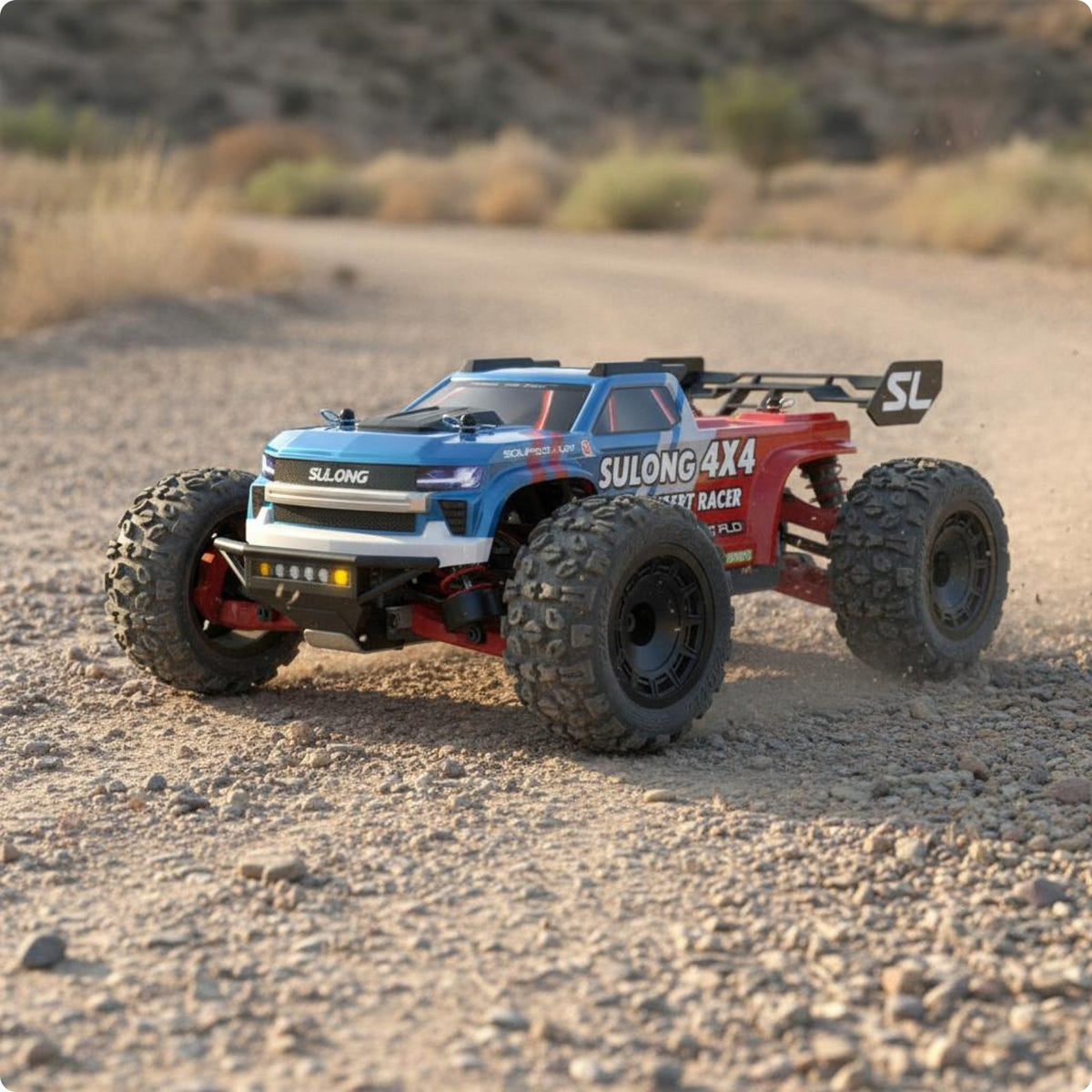 1:16 RC Crawler 4 Wheel Drive 4WD All-Terrain RC Car Rechargeable Batteries