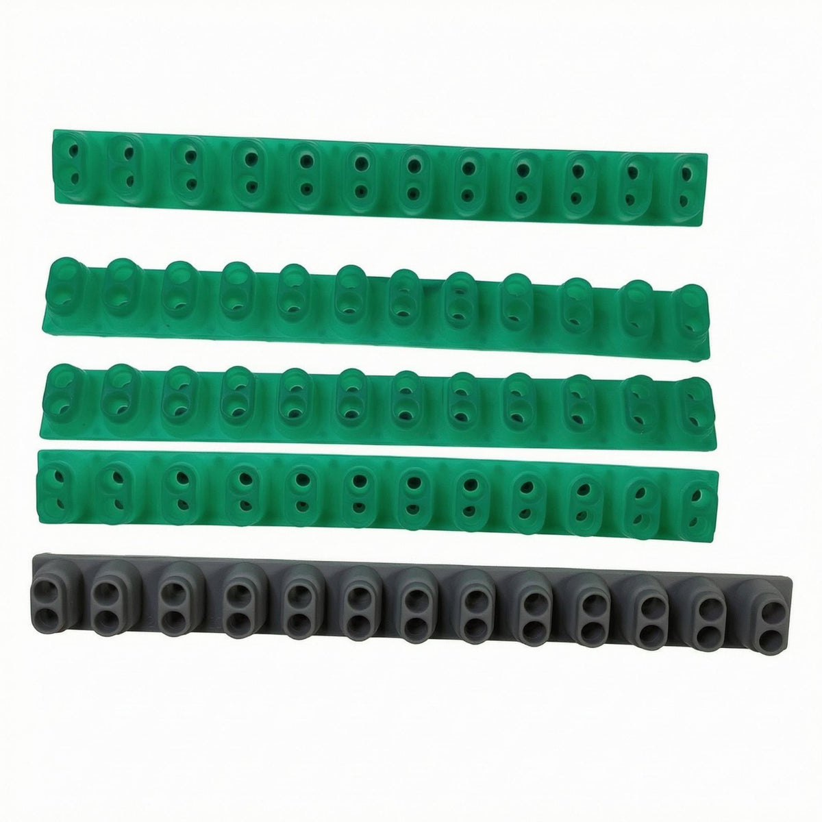 5 Pieces Rubber Connection Strip Replacement Electronic Instrument Part Flexible