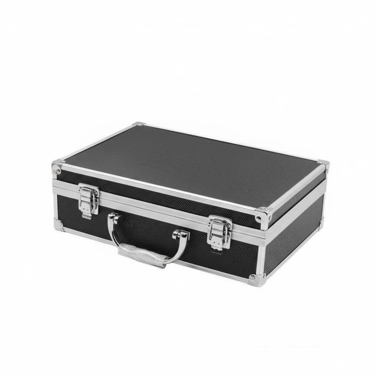 Locking Hard Case Reinforced Corners Aluminum Briefcase Portable for Storage