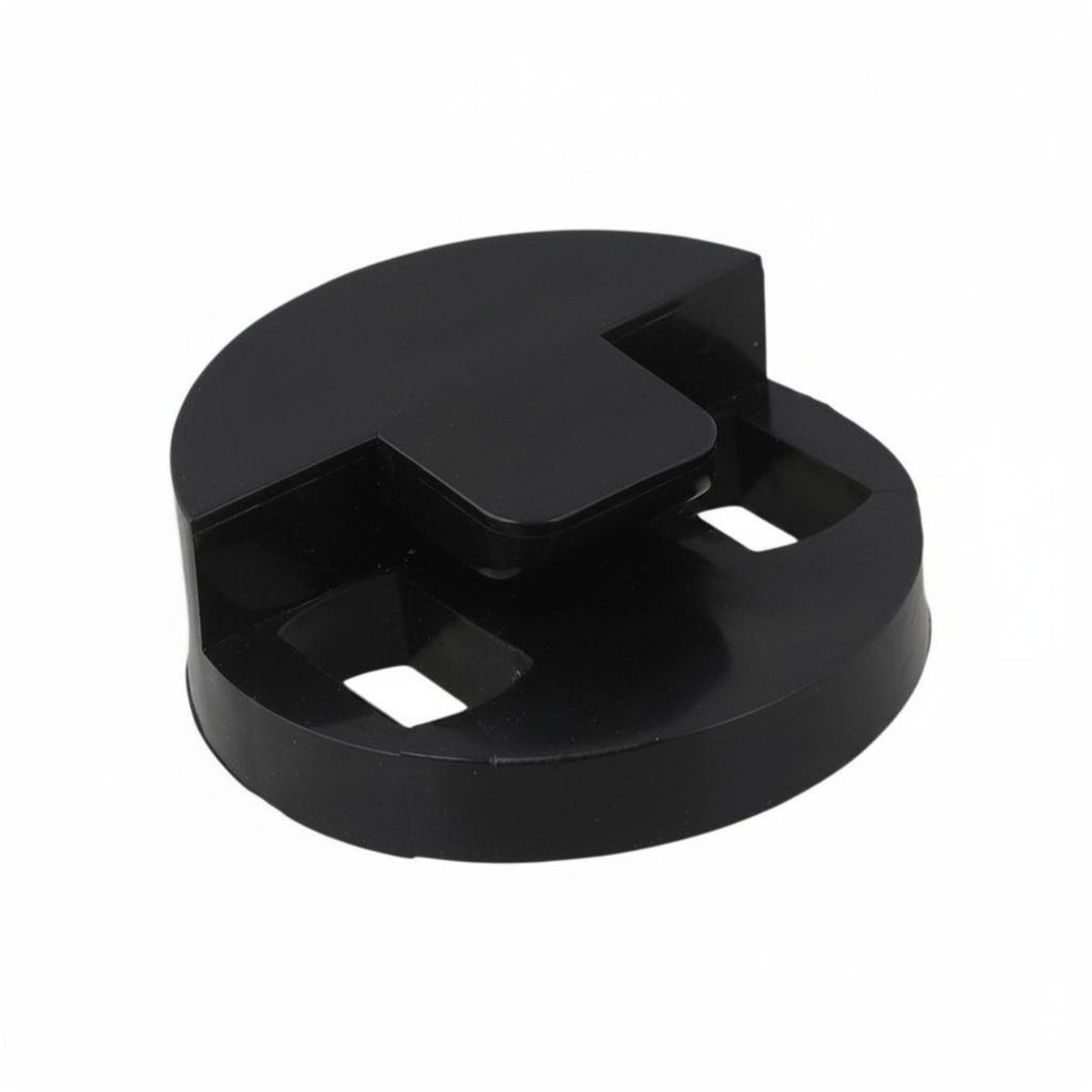Round Rubber Tourte Mute Two Hole Design Double Bass Mute Sound Reducing