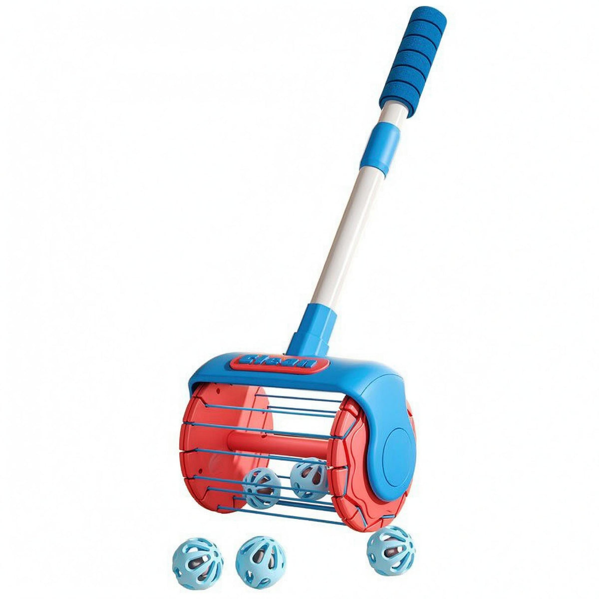 Vacuum-Style Push Toy Wheeled Push-and-Roll Cart Toy Rattling for Children