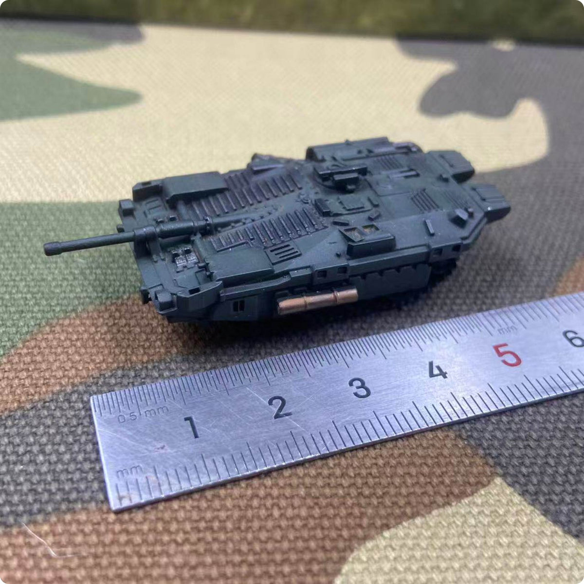 Strv 103C Armored Vehicle Model Boxed Egg-Shaped Toy 1:144 Armored Vehicle Model